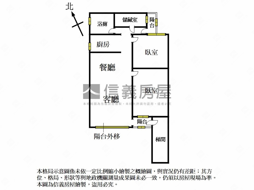 民生社區朝南靜巷美寓房屋室內格局與周邊環境