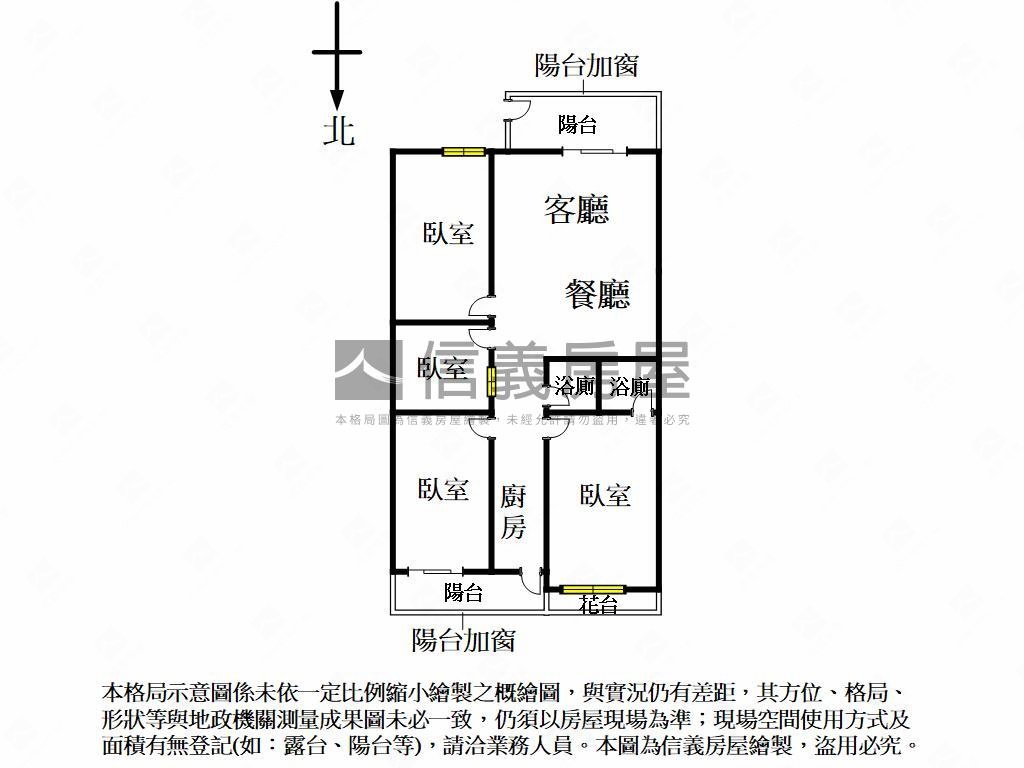 成功商圈四房平車房屋室內格局與周邊環境