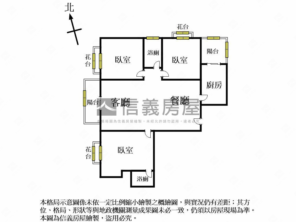 西屯！低實登電梯大樓房屋室內格局與周邊環境