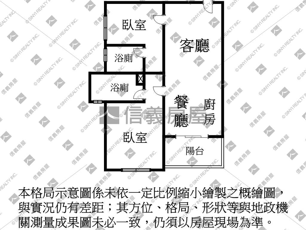 邰欣地堡９２期兩房平車房屋室內格局與周邊環境