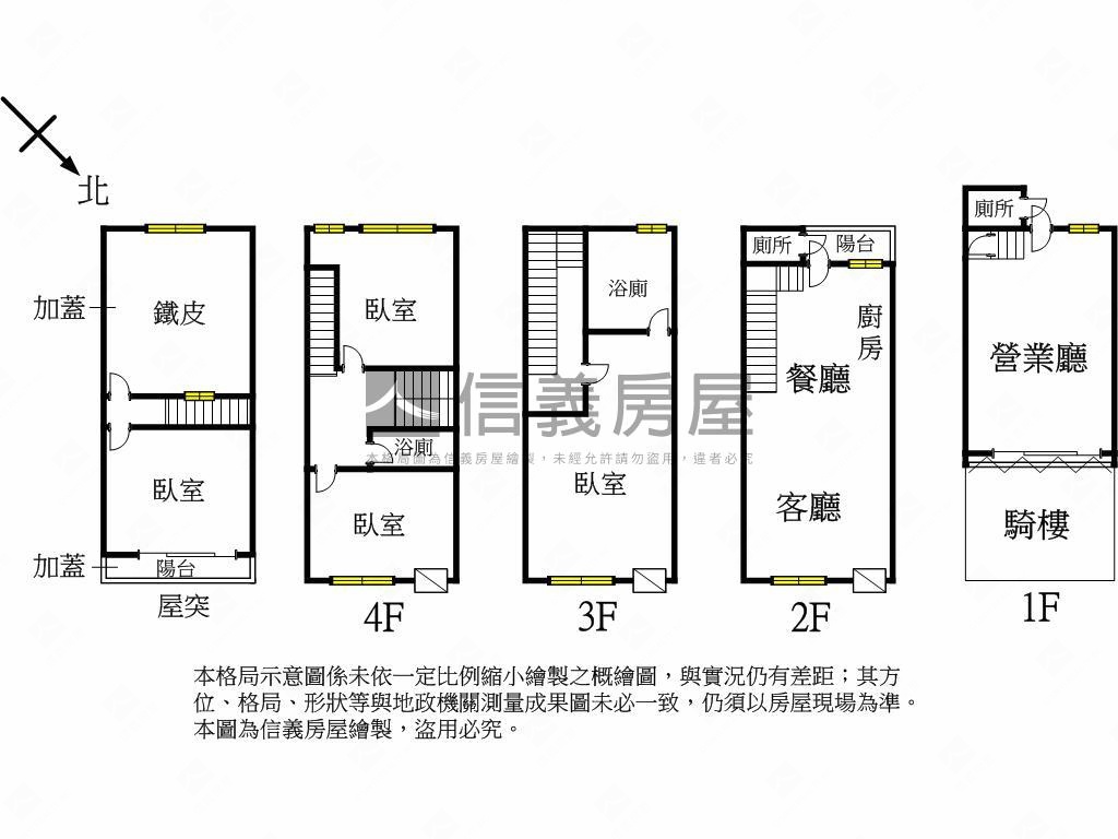 鳳甲正路透天店面房屋室內格局與周邊環境