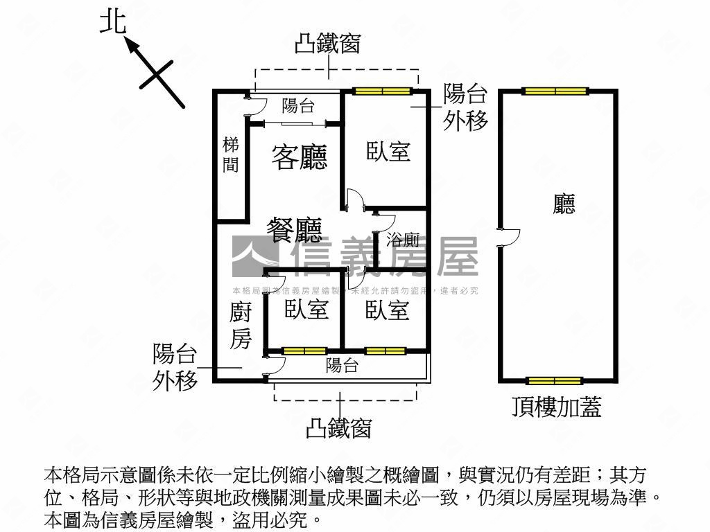 近土城國中美寓３Ｆ房屋室內格局與周邊環境