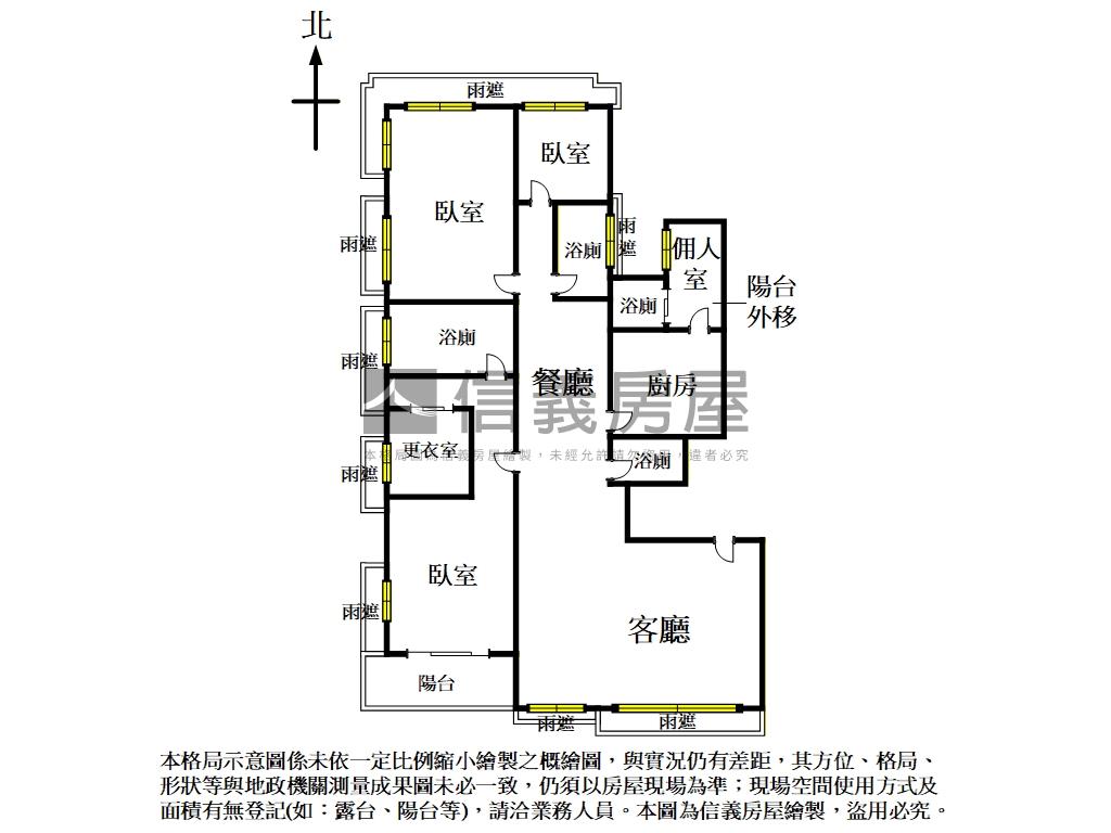 大直地天泰河景７樓房屋室內格局與周邊環境