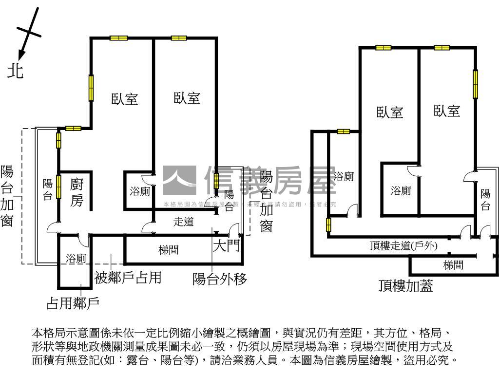 雙和醫院旁收租頂加房屋室內格局與周邊環境