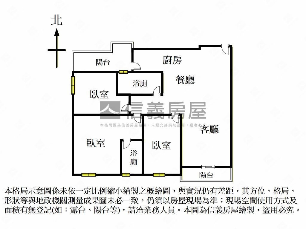 和發善藝三房雙平面車位房屋室內格局與周邊環境