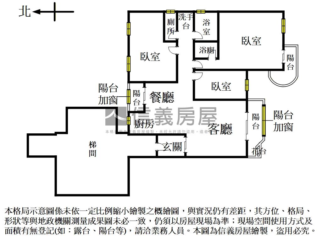 日安台北★景觀３房車位房屋室內格局與周邊環境