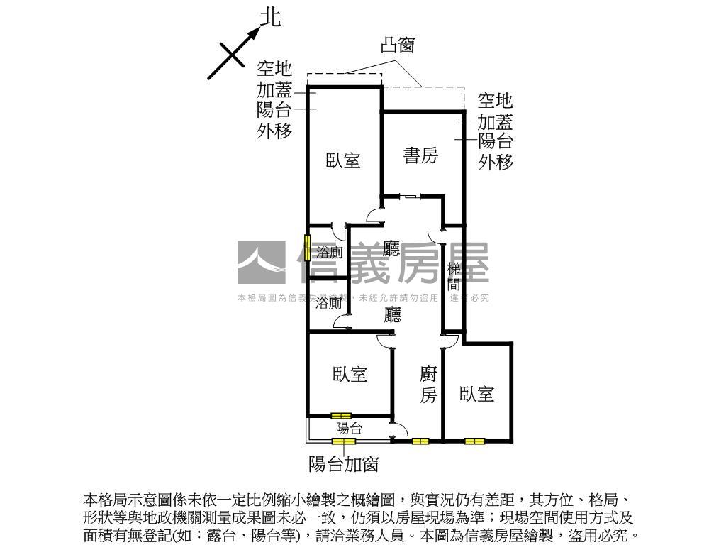 保平路美寓４房房屋室內格局與周邊環境