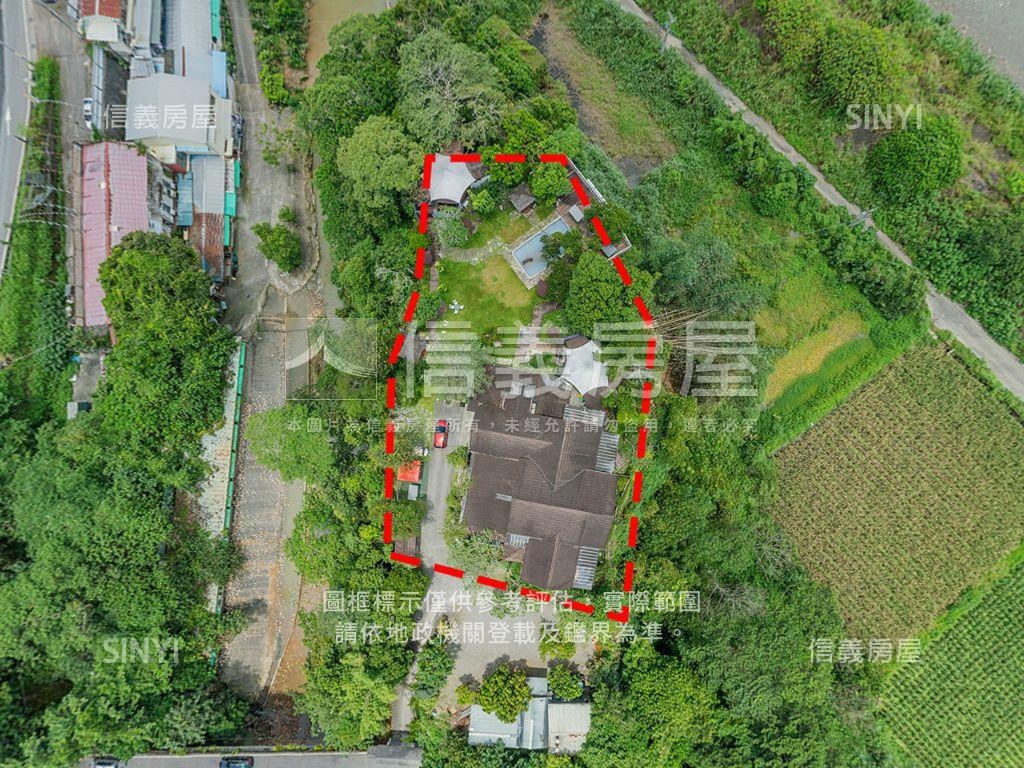 埔里美景合法民宿房屋室內格局與周邊環境
