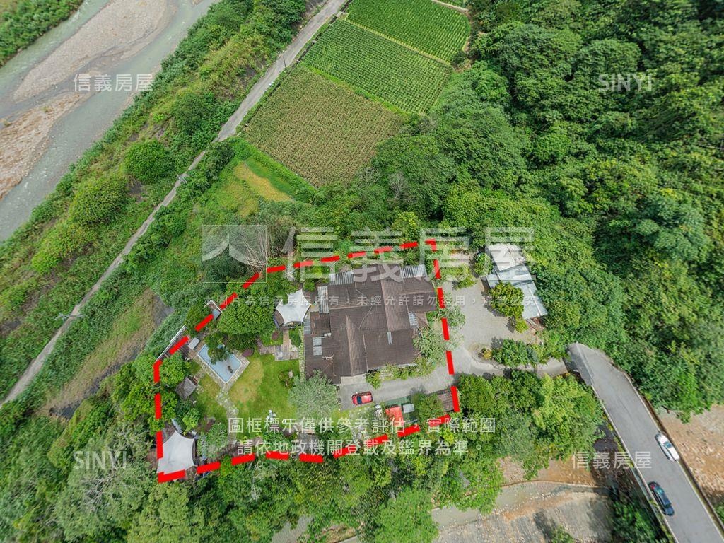 埔里美景合法民宿房屋室內格局與周邊環境