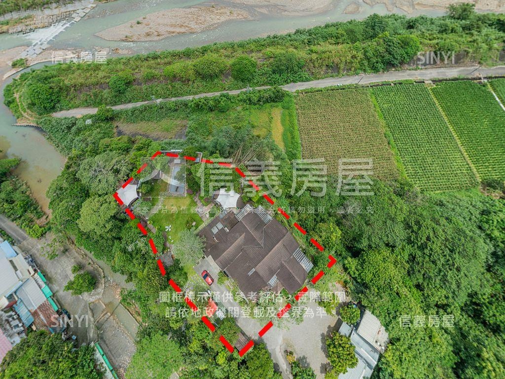 埔里美景合法民宿房屋室內格局與周邊環境