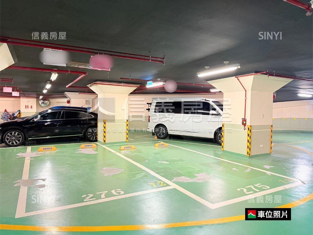 瓏山林藝術館坡平大車位房屋室內格局與周邊環境