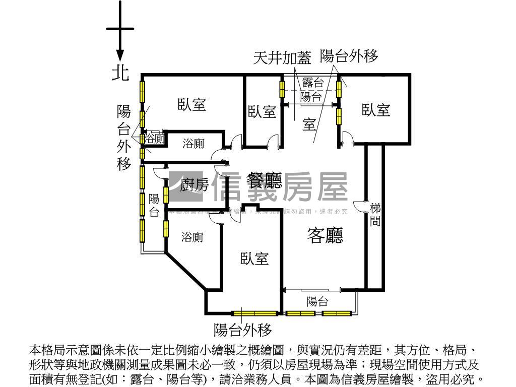 富邦建設錦州邊間電梯四房房屋室內格局與周邊環境