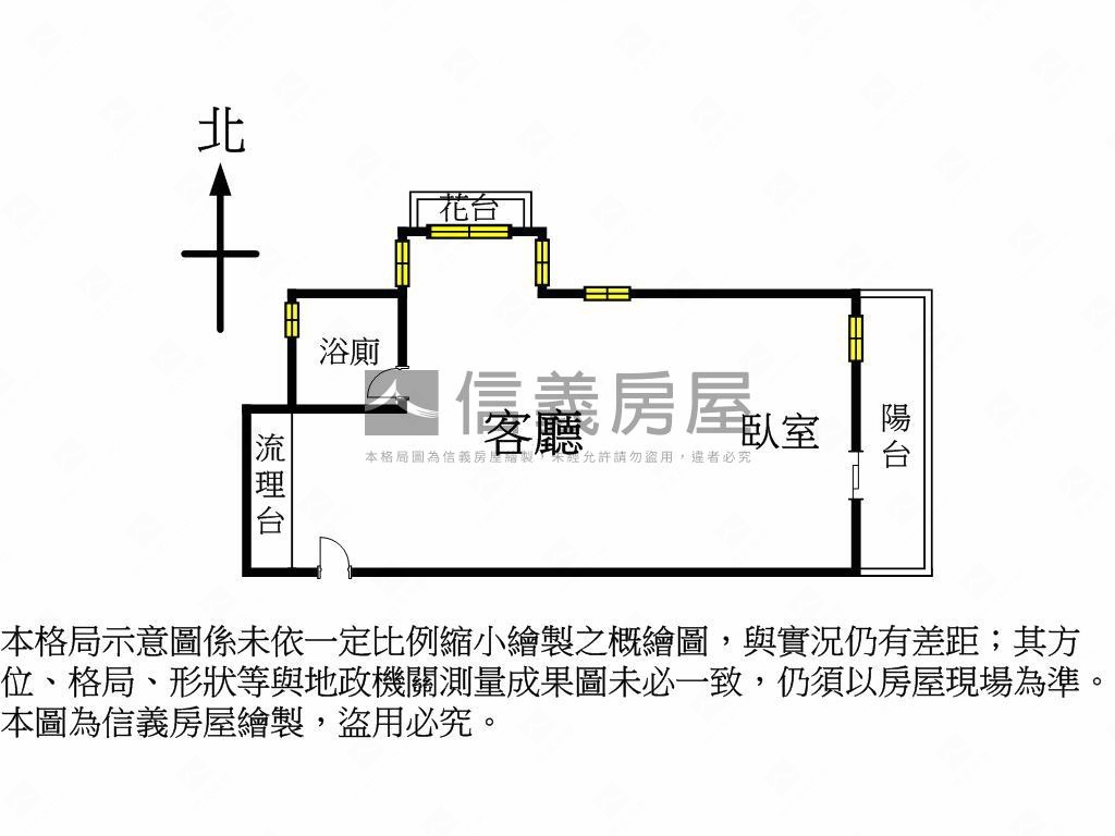 綠大地大套房房屋室內格局與周邊環境
