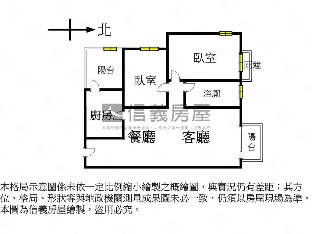 ❤孩子王時尚光影兩房宅❤房屋室內格局與周邊環境