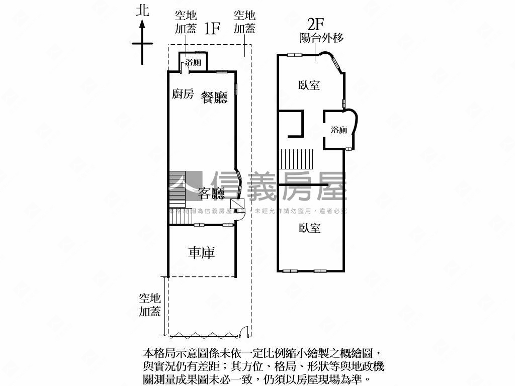 單元二朝南美墅房屋室內格局與周邊環境