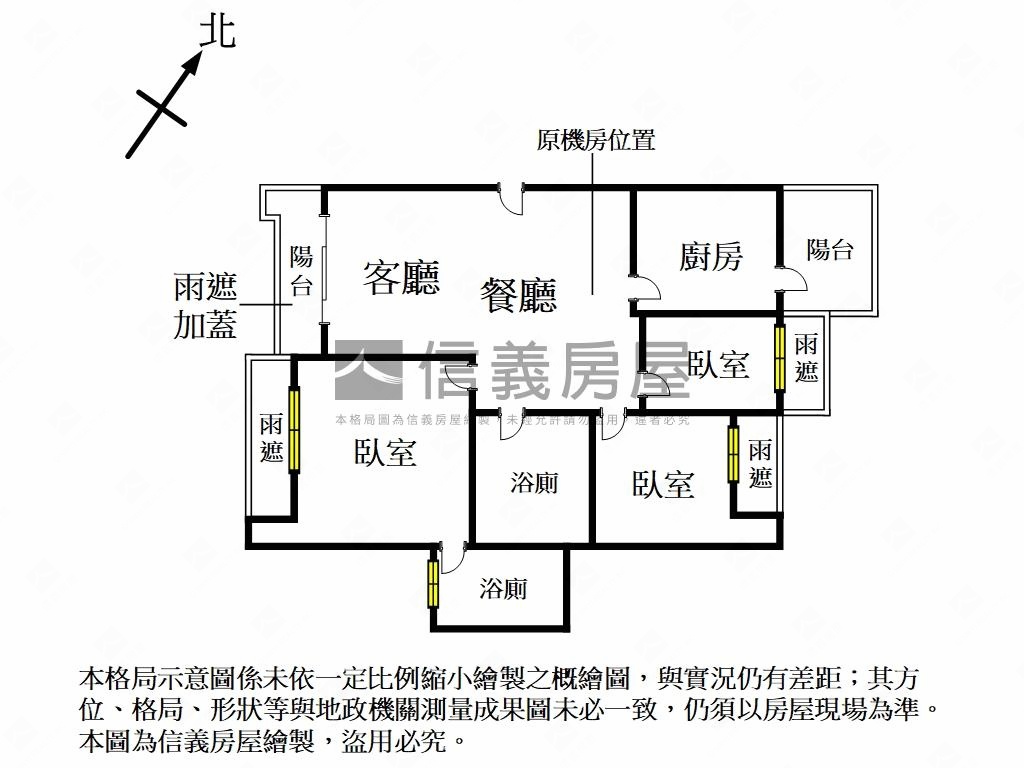 【捷運】北投電梯三房房屋室內格局與周邊環境