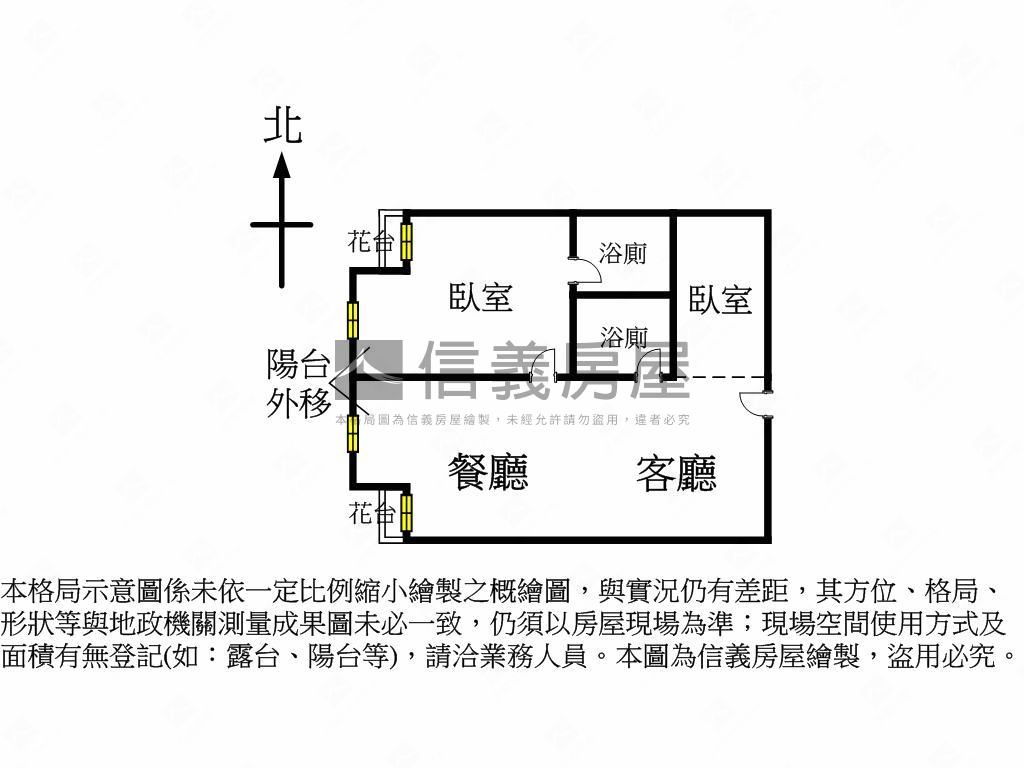 近草悟道～星鑽美２房２衛房屋室內格局與周邊環境
