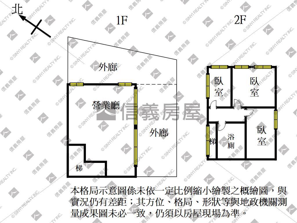 關新一極站前店霸角店房屋室內格局與周邊環境