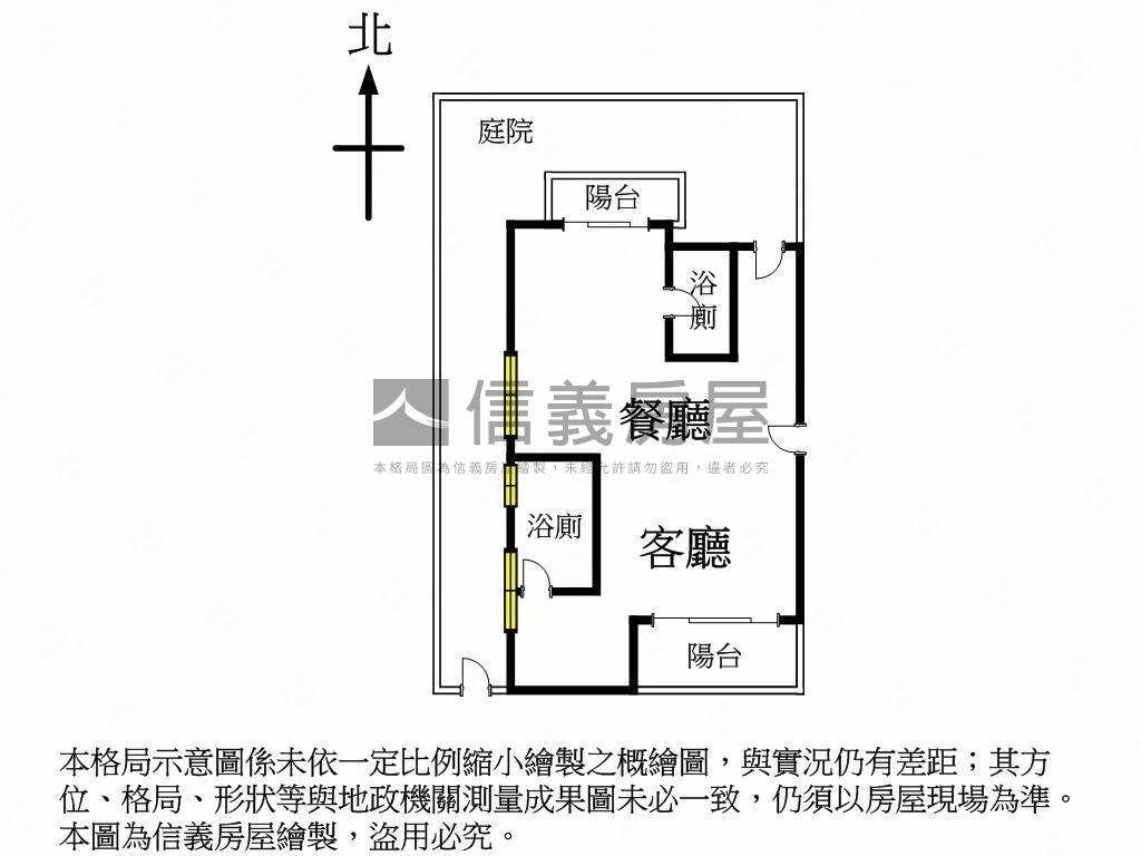 佳元臨沂●挑高大庭院房屋室內格局與周邊環境