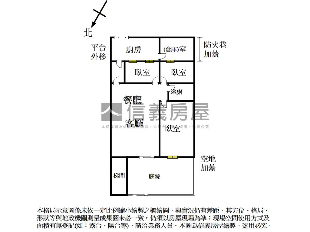 國泰方正一樓靜巷舒適庭院房屋室內格局與周邊環境