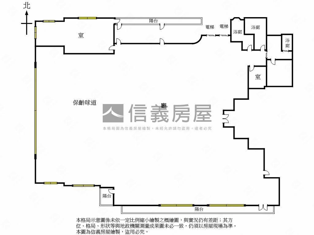 北車雙子星旁企業總部８樓房屋室內格局與周邊環境