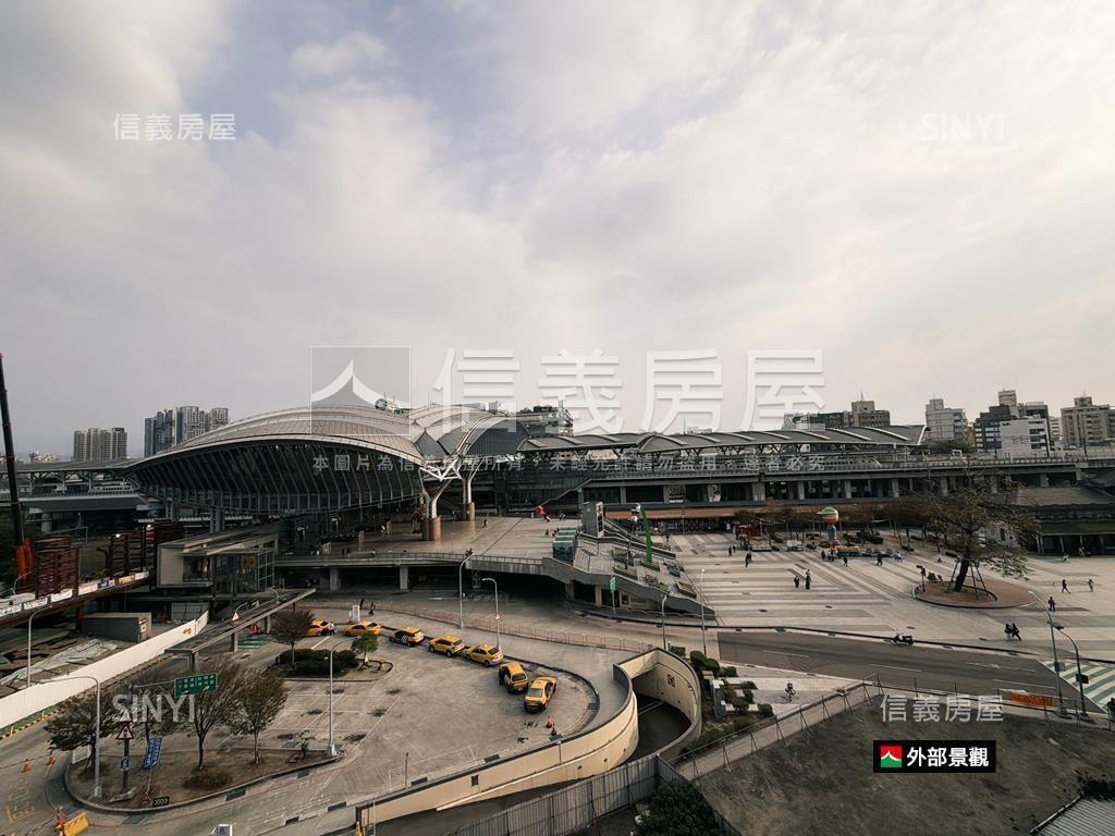 台中車站電梯裝潢兩房房屋室內格局與周邊環境