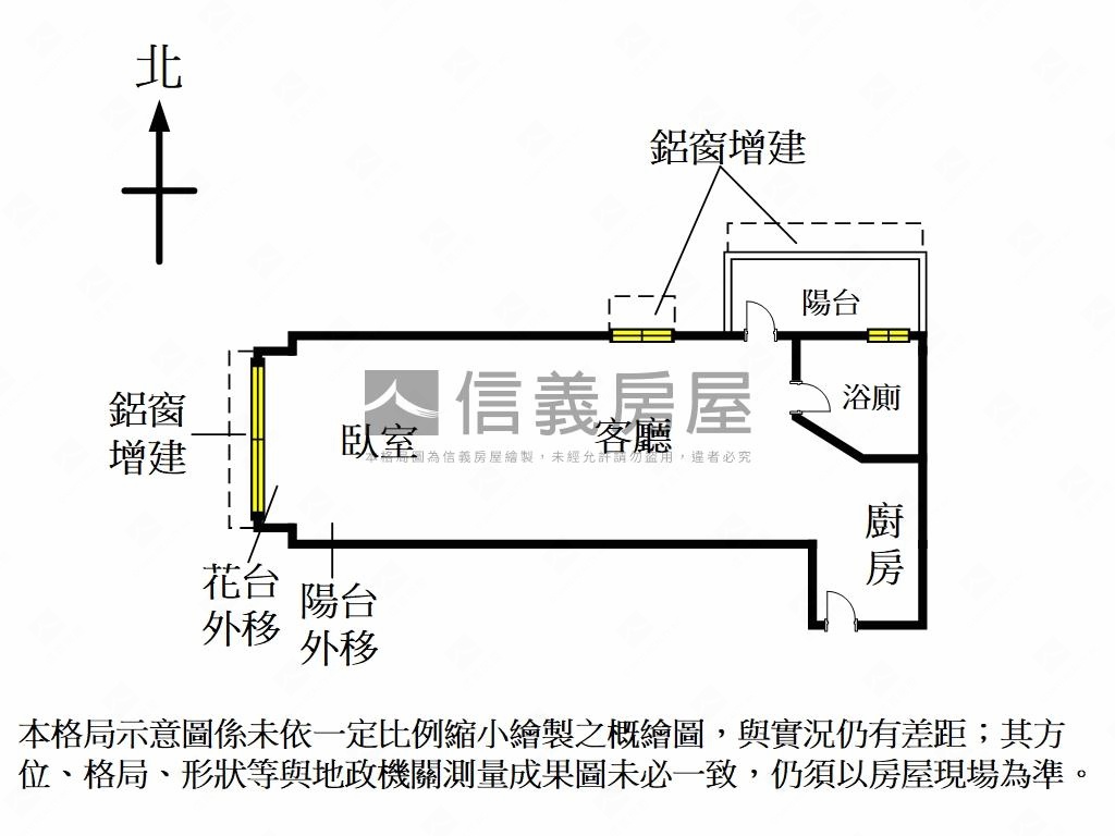 大稻埕煙火景觀頂樓邊間房屋室內格局與周邊環境