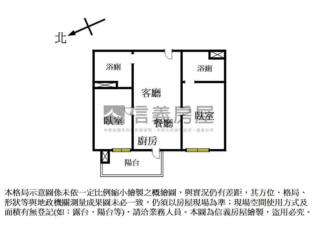 凱風久年兩房兩衛浴帶車位房屋室內格局與周邊環境