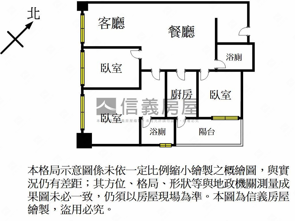 美輪美奐●宜誠耀３房車位房屋室內格局與周邊環境