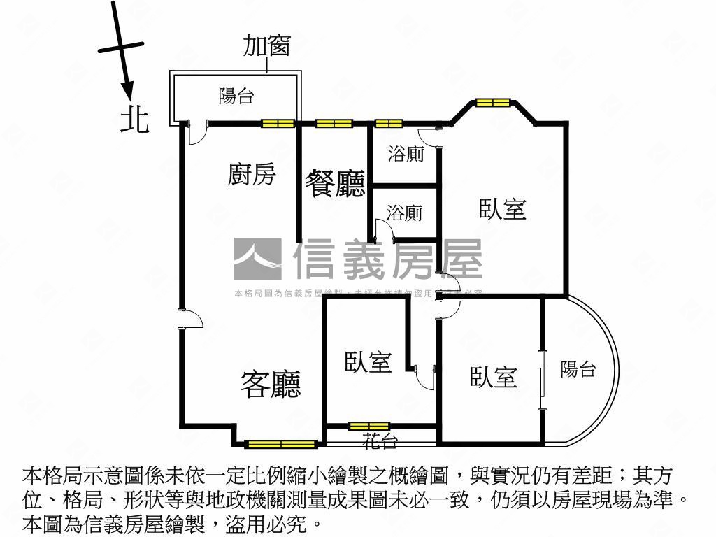 世貿寬寬的家三房稀有格局房屋室內格局與周邊環境