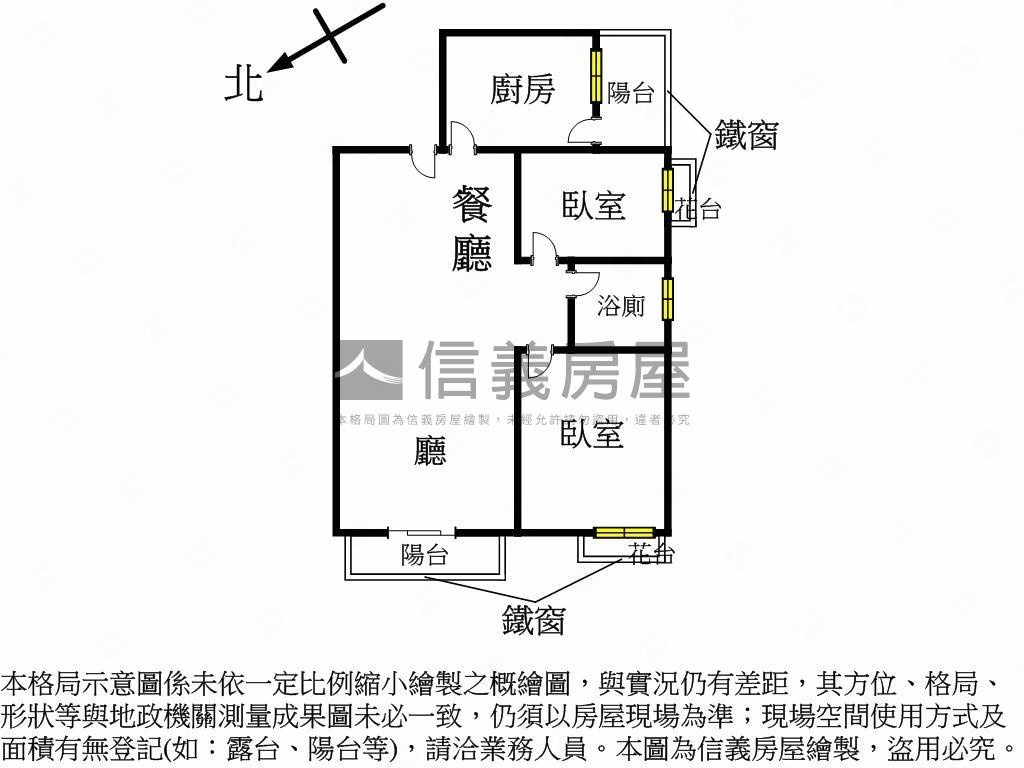 低總價首購次頂２房房屋室內格局與周邊環境