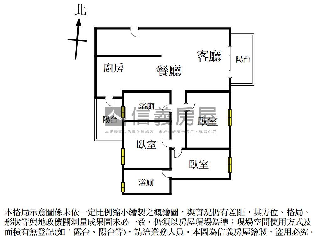 大降價！心之所向３房平車房屋室內格局與周邊環境