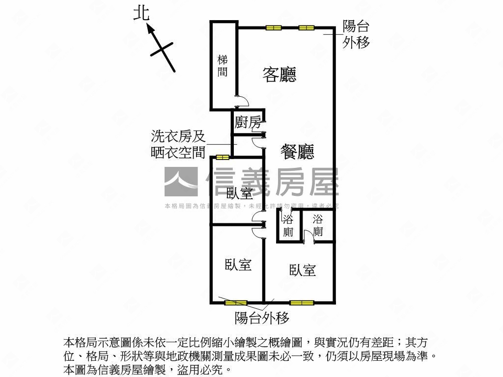 近捷運寬巷方正採光美寓房屋室內格局與周邊環境