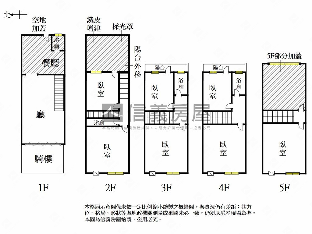 近平實黃金店面房屋室內格局與周邊環境