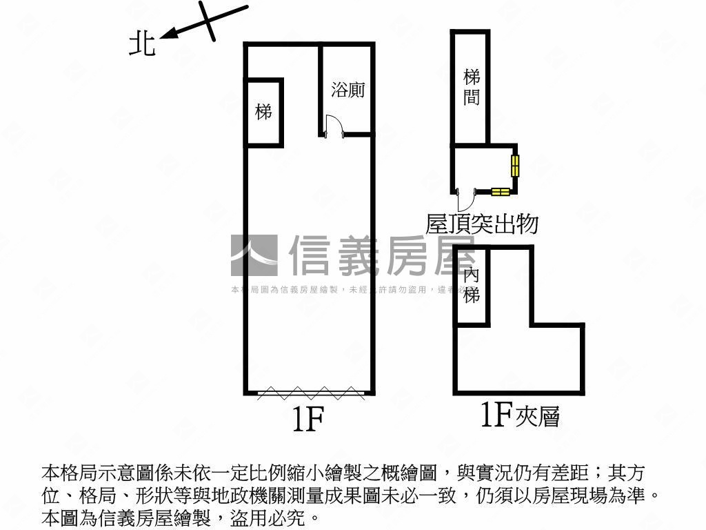 日勝挑高店面房屋室內格局與周邊環境