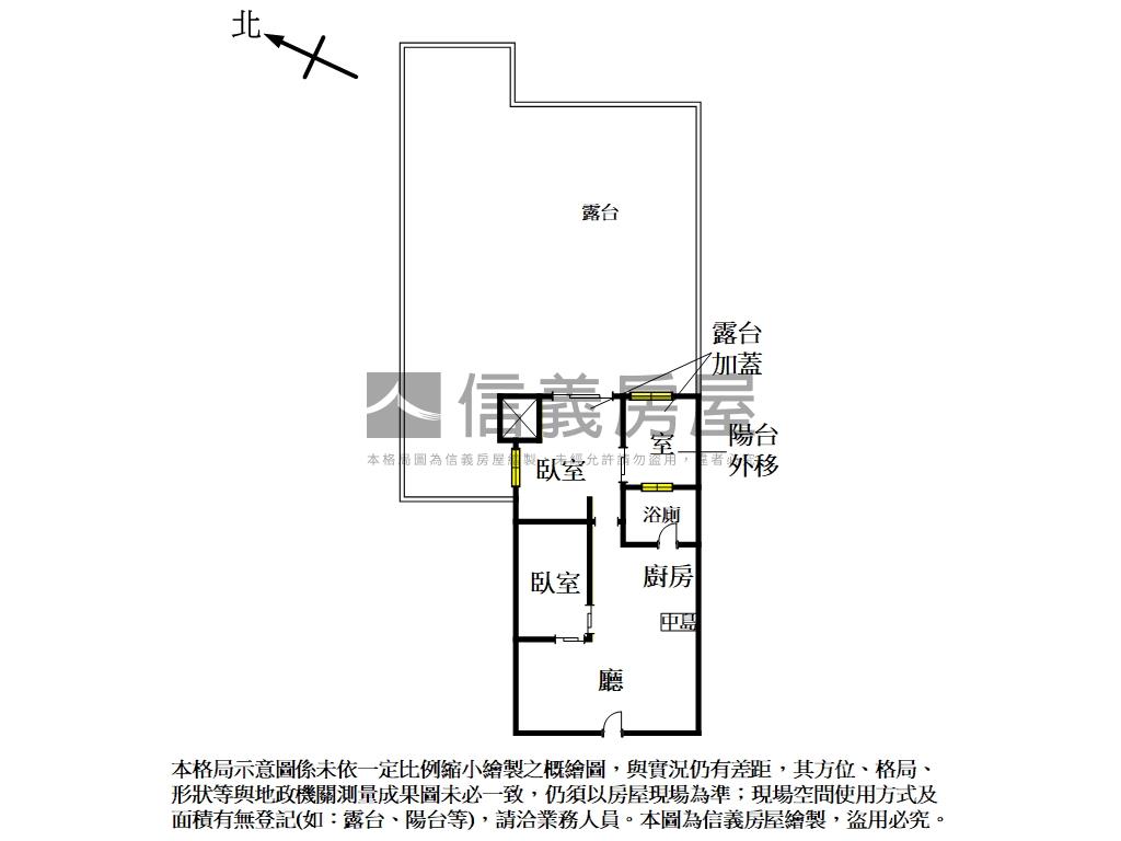 希望城市。２房露臺房屋室內格局與周邊環境
