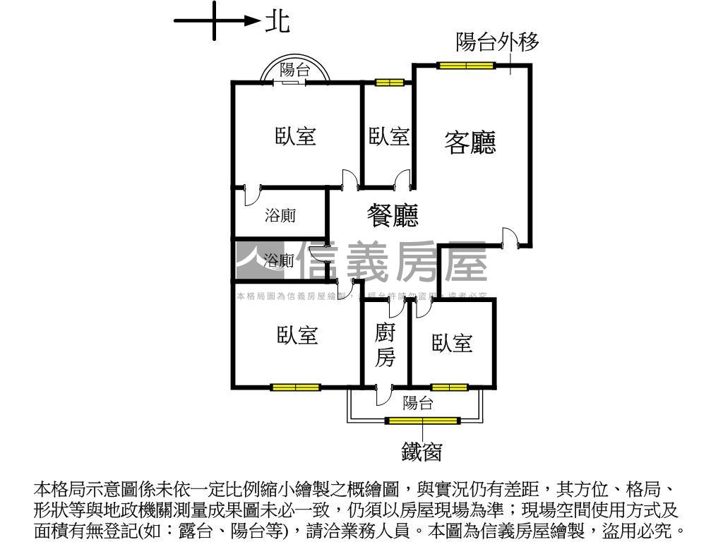 天母山景大四房車位房屋室內格局與周邊環境