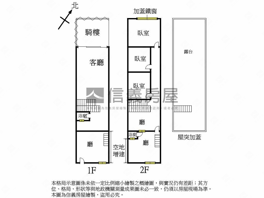 橋頭正路旁大地坪透天２房屋室內格局與周邊環境