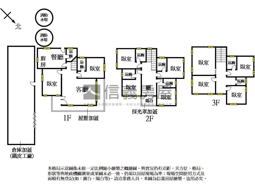 竹南正路邊合法漂亮農舍Ａ房屋室內格局與周邊環境