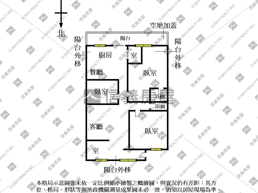 幸福美滿．松江路黃金貳樓房屋室內格局與周邊環境