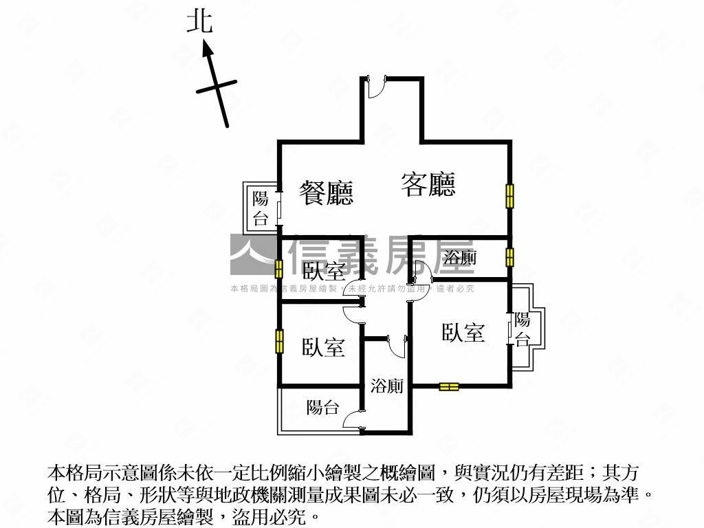 Ｖ建築高樓全新未住三房房屋室內格局與周邊環境