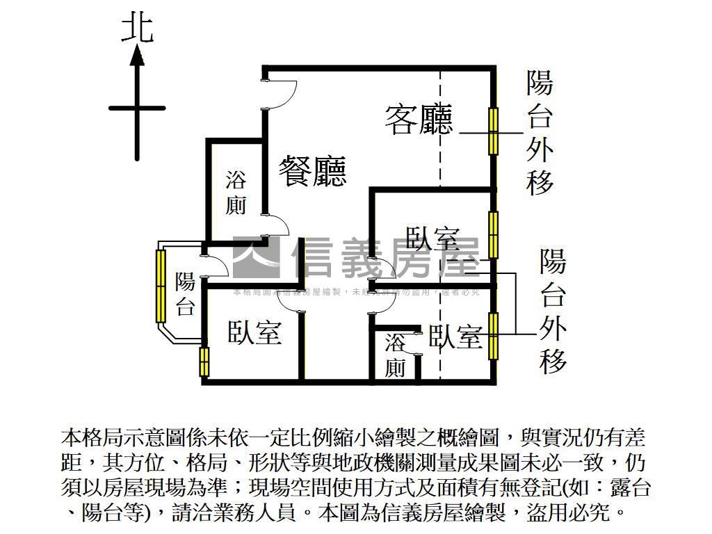優活２１精緻美三房車位房屋室內格局與周邊環境