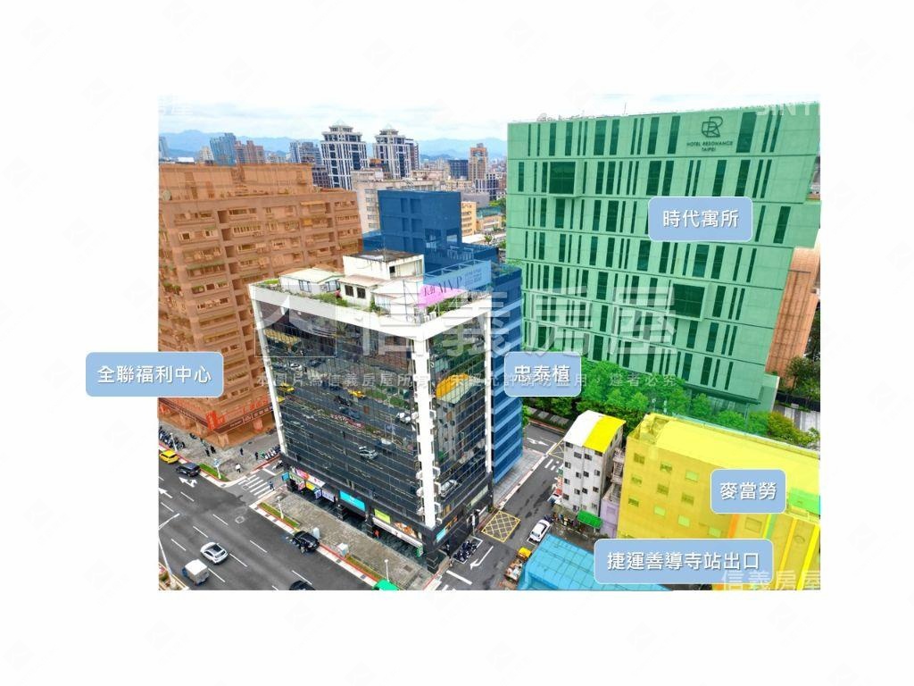 誠售◎捷運邊間高樓辦公◎房屋室內格局與周邊環境