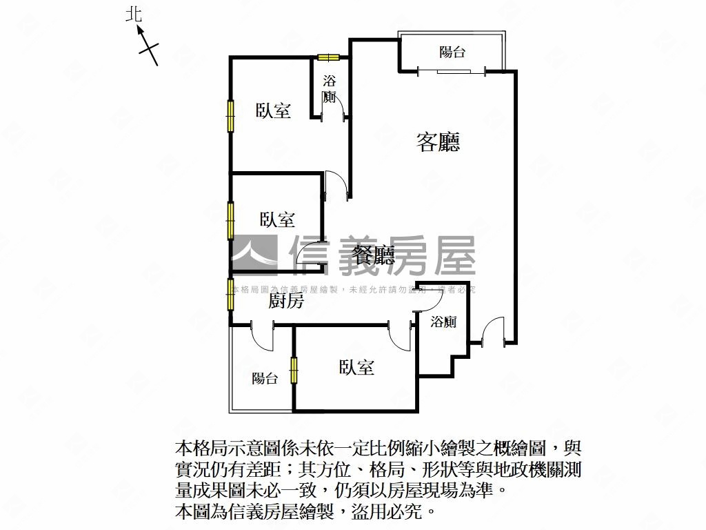 站前。雙陽台採光三房平車房屋室內格局與周邊環境