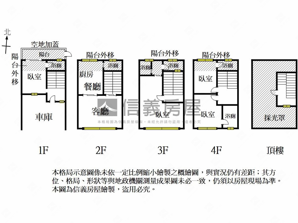 頂美面寬雙車別墅房屋室內格局與周邊環境