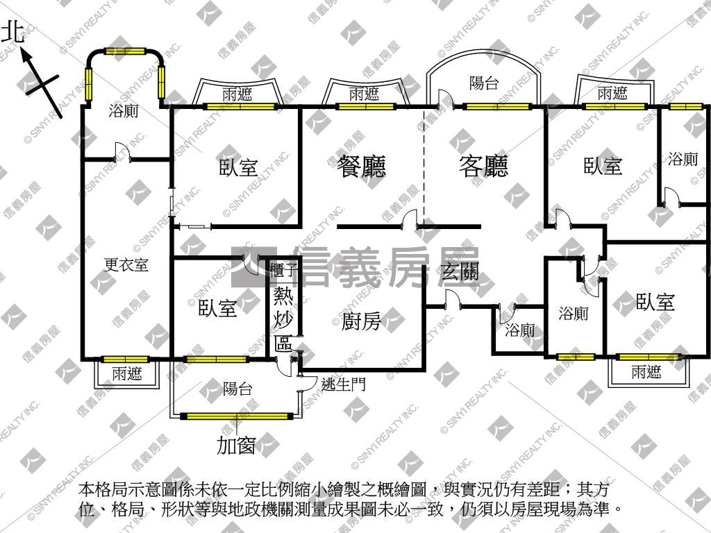 美麗河景．永恆之星正四房房屋室內格局與周邊環境