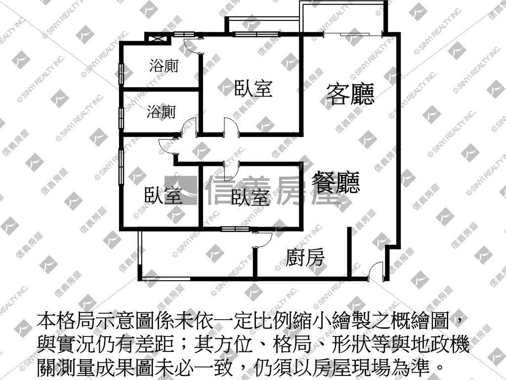 協和丰景Ｃ５棟８樓房屋室內格局與周邊環境