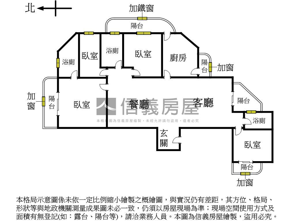 天母美廈房屋室內格局與周邊環境