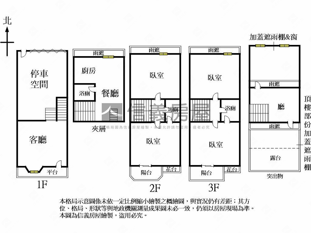 近勤益大學美透天房屋室內格局與周邊環境