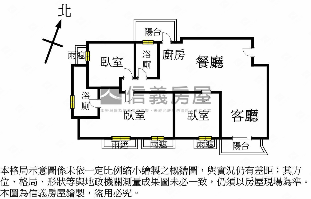 精銳博３房＋３平車位房屋室內格局與周邊環境